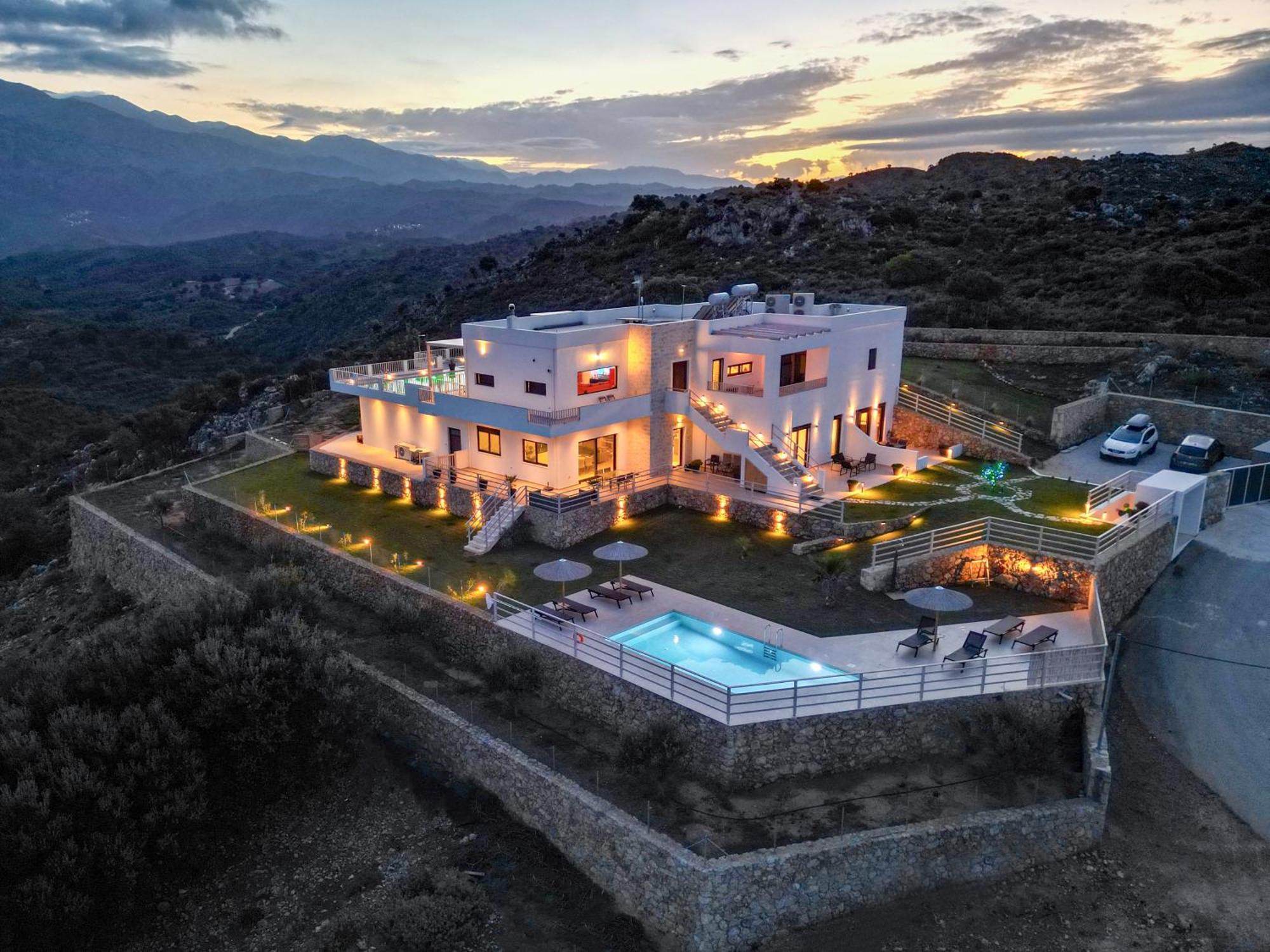 Villa D'Anvers - Luxury Holiday Resort Soúda Eksteriør bilde
